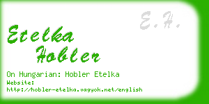 etelka hobler business card